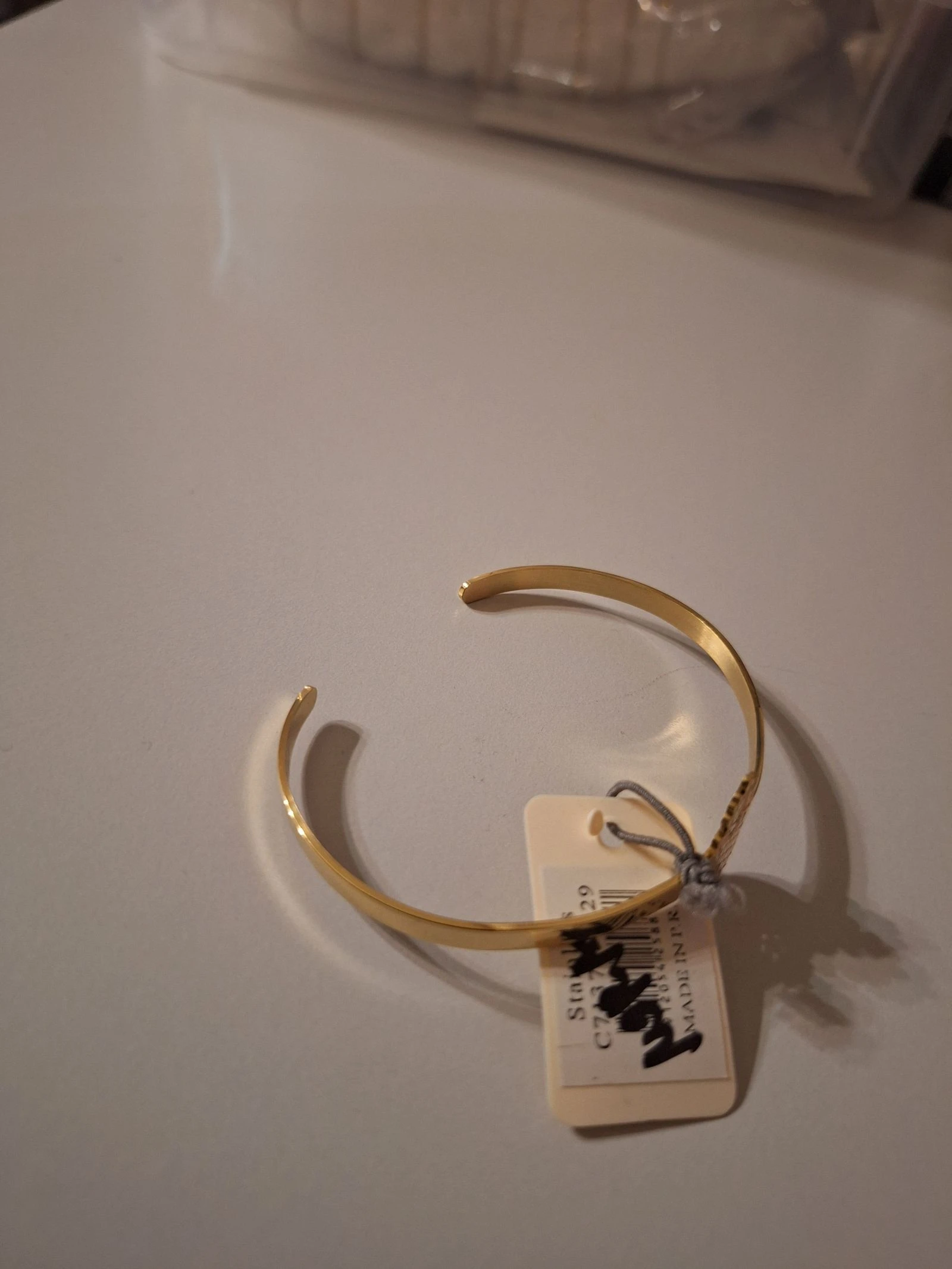 Gold adjustable pineapple bracelet stainless – photo 3